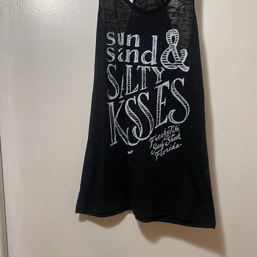 Freaky Tiki surf shack Florida racer back tank top large - Picture 3 of 5